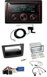 Автомагнитола для Alfa Romeo Mito Pioneer 2 DIN, DAB, USB, CD, Bluetooth