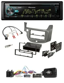 Автомагнитола Pioneer DAB CD USB Bluetooth для Honda Jazz (с 2014), серебристый