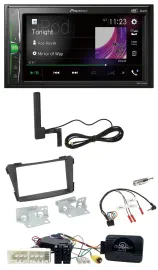 Pioneer MP3 DAB Lenkrad 2DIN Bluetooth Autoradio für Hyundai i40 VF ab 16 schwar