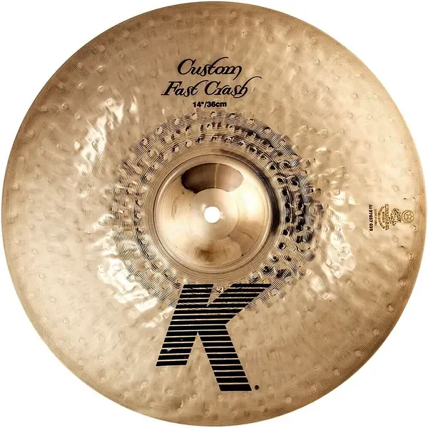 Тарелка барабанная Zildjian 14" K Custom Fast Crash