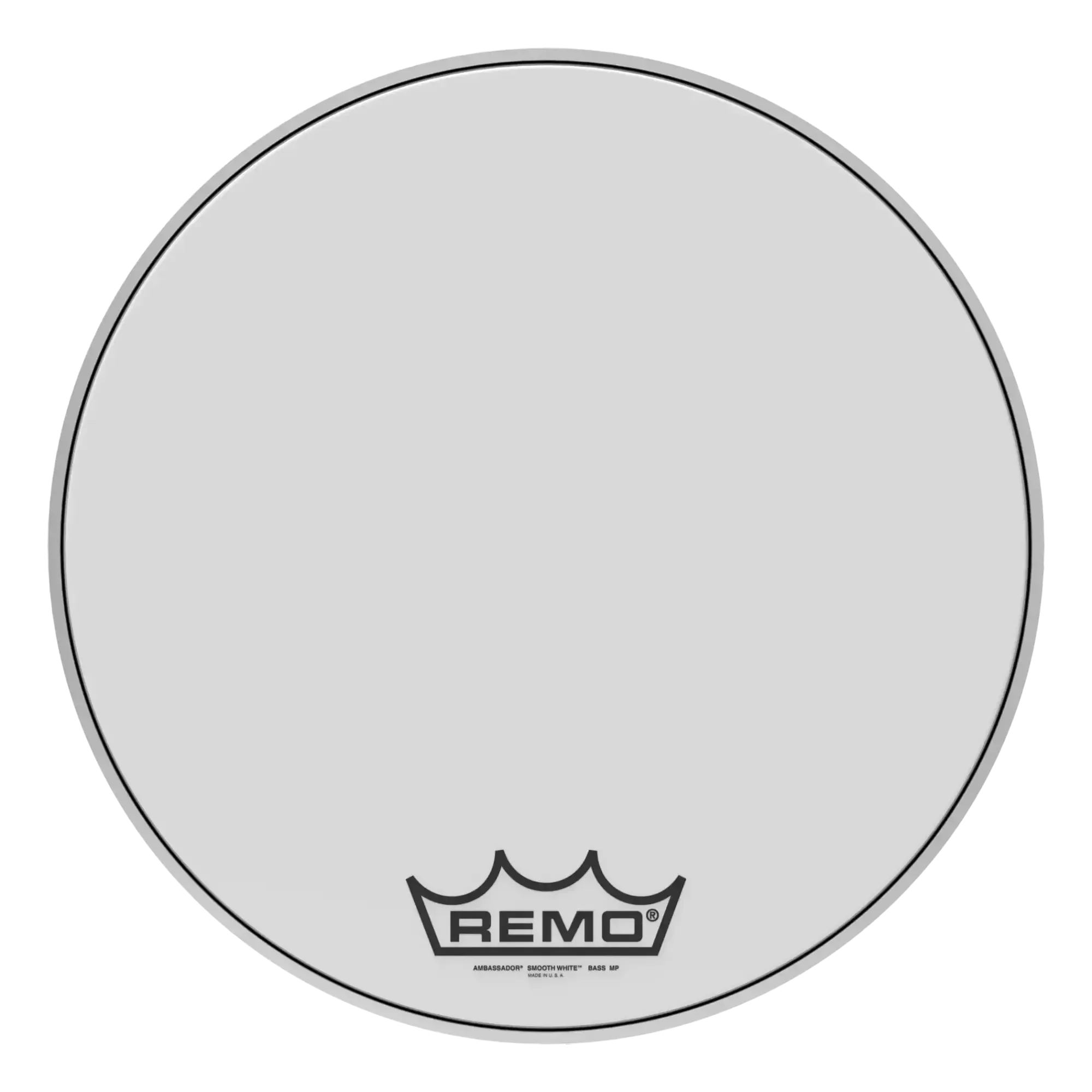 Пластик для барабана Remo 20" Ambassador Smooth White Crimplock