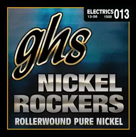 Струны для электрогитары GHS Strings 1500 Nickel Rockers 13-56