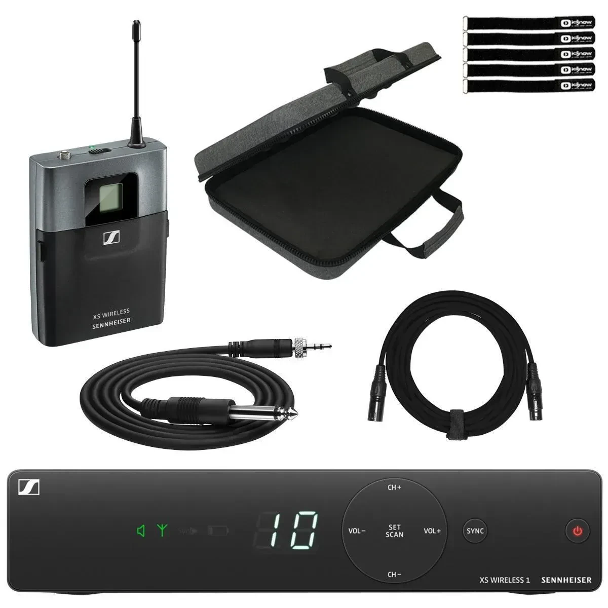 Инструментальная радиосистема Sennheiser XSW-1-CI1-A-PK с аксессуарами