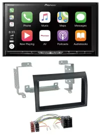 Pioneer 2DIN MP3 USB DAB DVD Bluetooth Autoradio für Citroen Jumper Peugeot Boxe