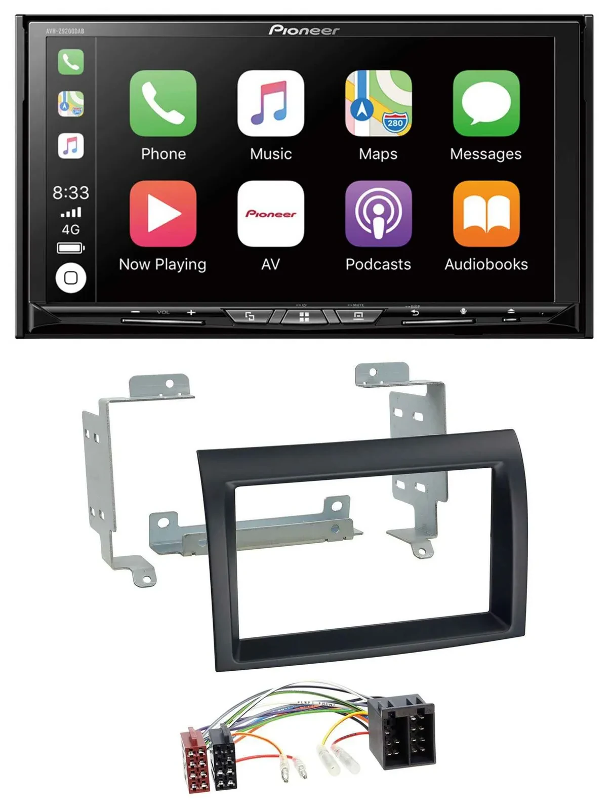 Pioneer 2DIN MP3 USB DAB DVD Bluetooth Autoradio für Citroen Jumper Peugeot Boxe