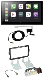 Pioneer USB MP3 2DIN Bluetooth DAB Autoradio für Dacia Sandero Renault Traffic O