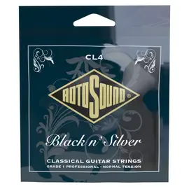 Струны для классической гитары Rotosound CL4 Black and Silver Normal Tention