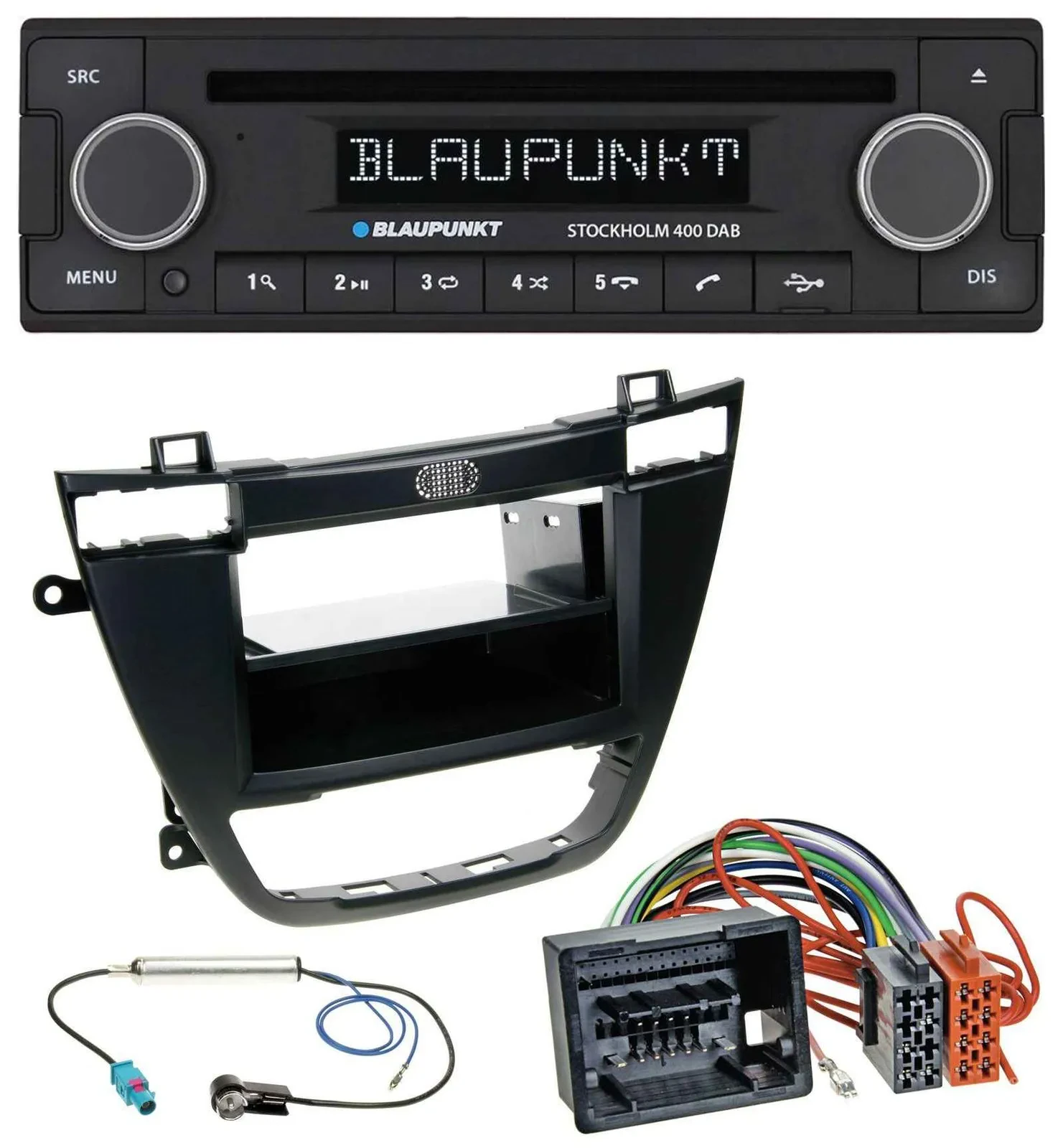 Blaupunkt MP3 Bluetooth DAB CD USB Autoradio für Opel Insignia 2008-2013 schwarz