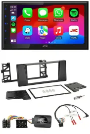 JVC Bluetooth USB Lenkrad 2DIN DAB Autoradio für BMW 5er E39 1997-2001