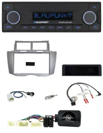 Blaupunkt DAB USB Bluetooth Lenkrad Autoradio für Toyota Yaris 2007-2011 silber