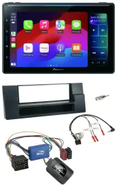 Pioneer Bluetooth DAB Lenkrad USB Autoradio für BMW 5er E39 96-04 Aktivsystem Ab