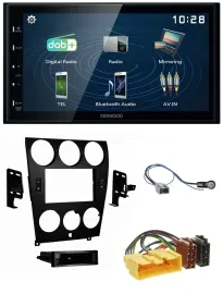 Kenwood 2DIN Bluetooth MP3 USB DAB Autoradio für Mazda 6 (2006-2008)