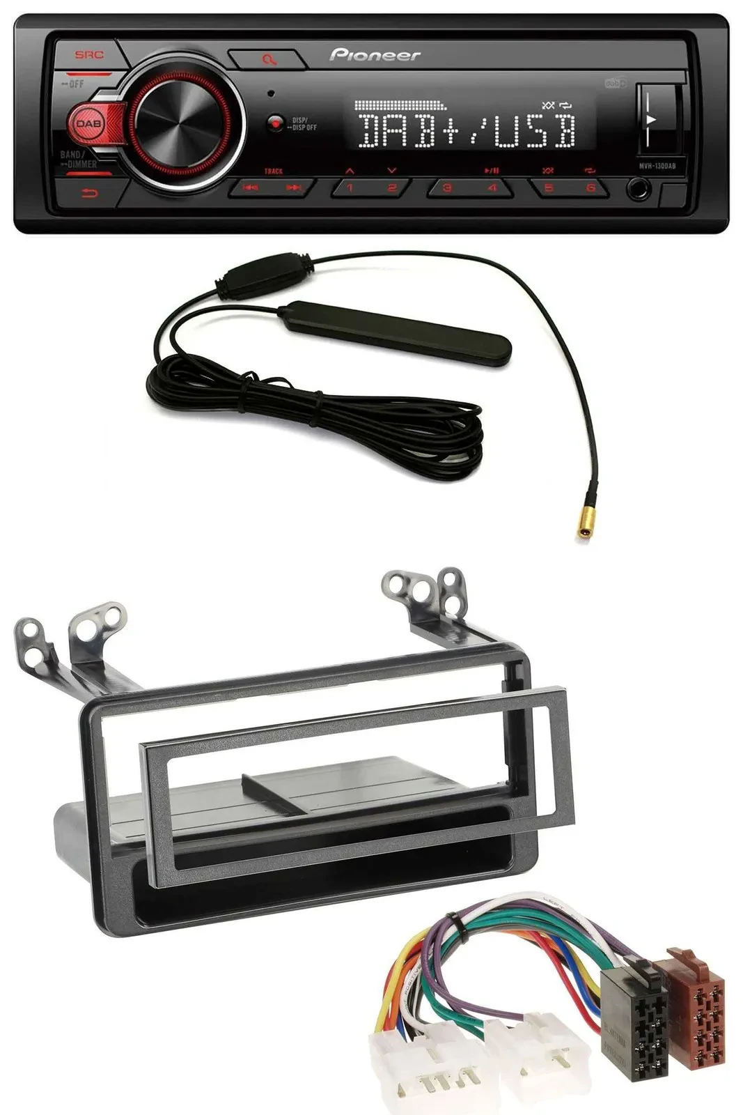 Автомагнитола для Toyota Avensis, Verso, Celica Pioneer 1-DIN, DAB, USB, AUX, MP3