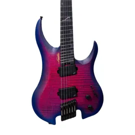 Legator G6FSS Ghost Headless M-S Electric Guitar, Composite, Hypernova Blue