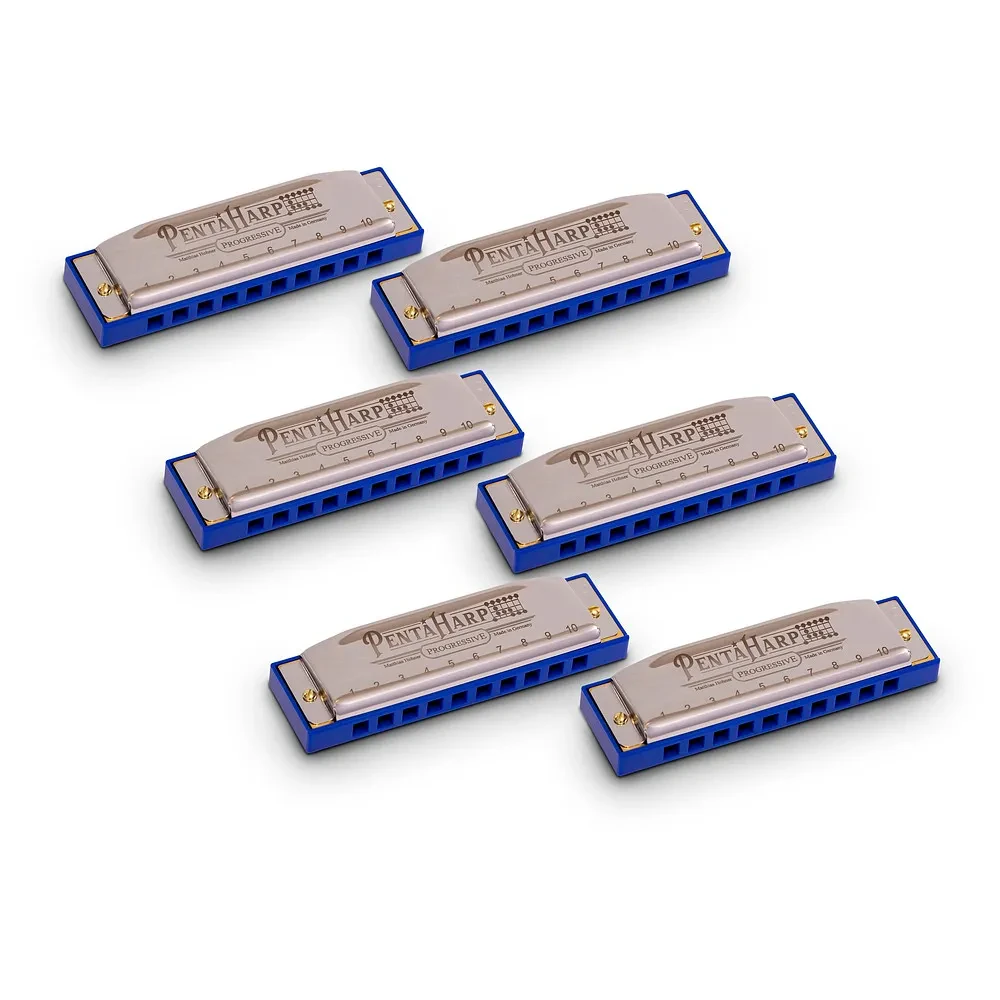 Hohner PentaHarp Harmonica 6Pack (Am, Em, Dm, Gm, Bbm, Low Fm)