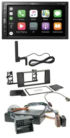 Автомагнитола Pioneer 2-DIN USB Bluetooth DAB MP3 для BMW 5 серии E39 и X5 E53 (активная система)