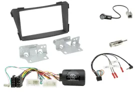 Radioset Lenkradadapter Doppel DIN Autoradio für Hyundai i40 VF ab 2011 schwarz