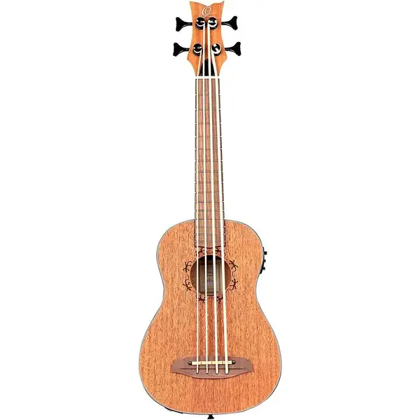 Укулеле Ortega Lizard Series LIZZY-BS-GB-L Left-Handed Uke Bass Mahogany