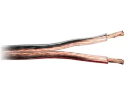 ACV Lautsprecherkabel 2x2,50mm² transparent/rot 100m 51-225-102