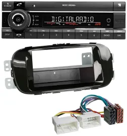 Kienzle Bluetooth MP3 USB DAB Autoradio für Kia Soul PS ab 14 piano-schwarz