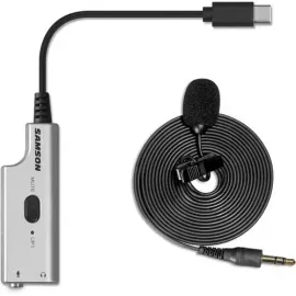 Samson LMU1 Lavalier Microphone Bundle with USB Adapter - Blowout Priced !
