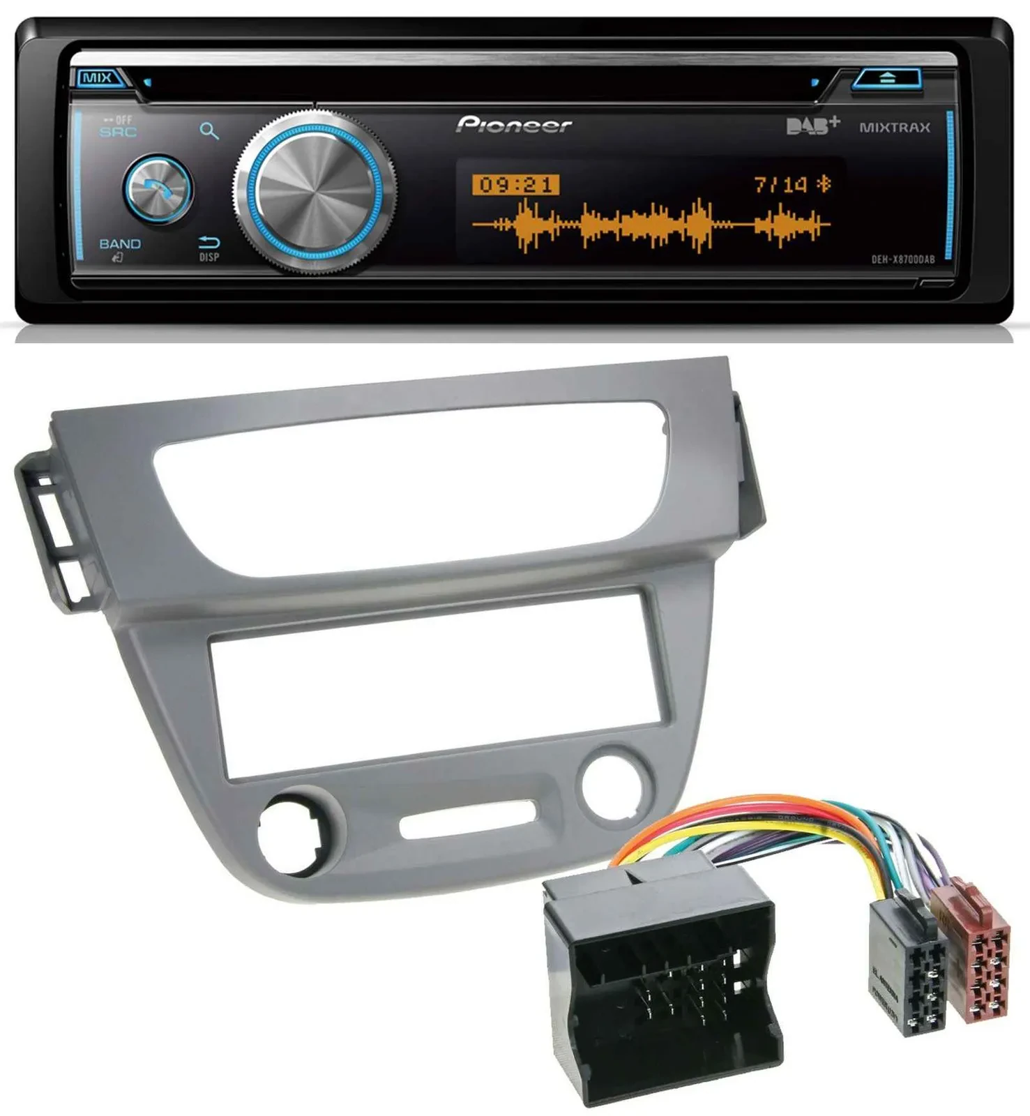 Автомагнитола Pioneer для Renault Megane 3 (2009–2014), Quadlock, CD/MP3, USB, Bluetooth, DAB