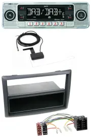 Dietz Bluetooth USB MP3 DAB Autoradio für Renault Megane Scenic ab 07 schwarz