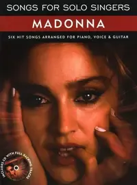 Ноты MusicSales SONGS FOR SOLO SINGERS MADONNA PIANO VOCAL GUITAR