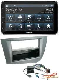 Blaupunkt USB DAB SD MP3 Bluetooth Autoradio für Seat Leon ab 05 dunkelgrau meta