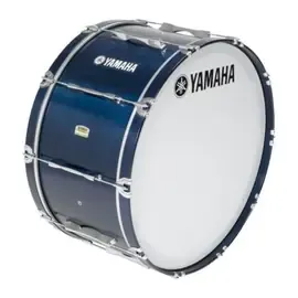 Маршевый барабан Yamaha 8300 Series Field Corps Marching Bass Drum 24x14 Blue Forest