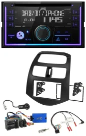 JVC Lenkrad USB 2DIN DAB Bluetooth CD Autoradio für Chevrolet Spark 2013-2015
