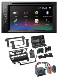 Pioneer Bluetooth MP3 USB 2DIN DAB DVD Autoradio für BMW 3er 1999-2001 5 Schalte
