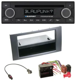Автомагнитола для Ford Fiesta/Focus 2004–2008 Blaupunkt MP3, Bluetooth, DAB, CD, USB, цвет антрацит