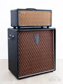1964 Vox AC50/4 Mk II Big Box Tube Amp Head & Foundation 1x18 Speaker Cabinet