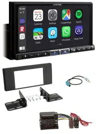 Alpine 2DIN DAB USB MP3 Bluetooth Autoradio für Land Rover Range Rover Vogue L32