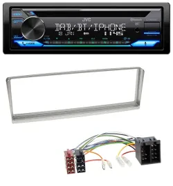 JVC Bluetooth MP3 USB DAB CD Autoradio für Alfa Romeo 156 (2001-2003)