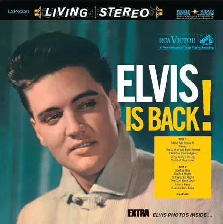 ELVIS PRESLEY - Elvis Is Back! (LP , Used)