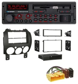 Blaupunkt SD MP3 USB Bluetooth DAB Autoradio für Mazda 2 (ab 2007)