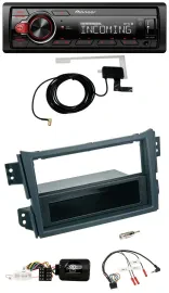 Pioneer USB Lenkrad DAB Bluetooth Autoradio für Opel Agila B Suzuki Splash 2008-