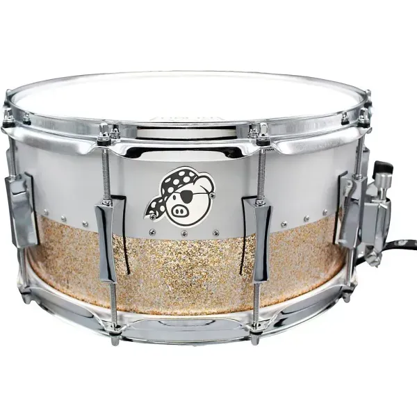 Малый барабан Pork Pie Aluminum Maple Hybrid 14x6.5 Champagne Sparkle