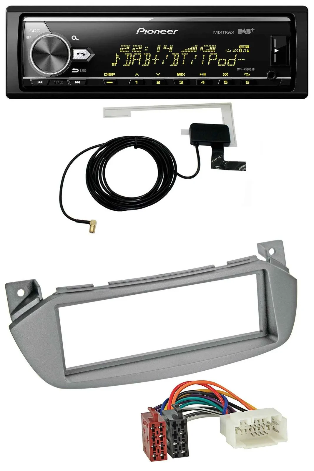 Pioneer Bluetooth DAB USB MP3 Autoradio für Nissan Pixo UA0 09-13 Suzuki Alto GF