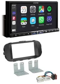 Alpine 2DIN DAB USB MP3 Bluetooth Autoradio für Kia Soul ab 14 PS schwarz