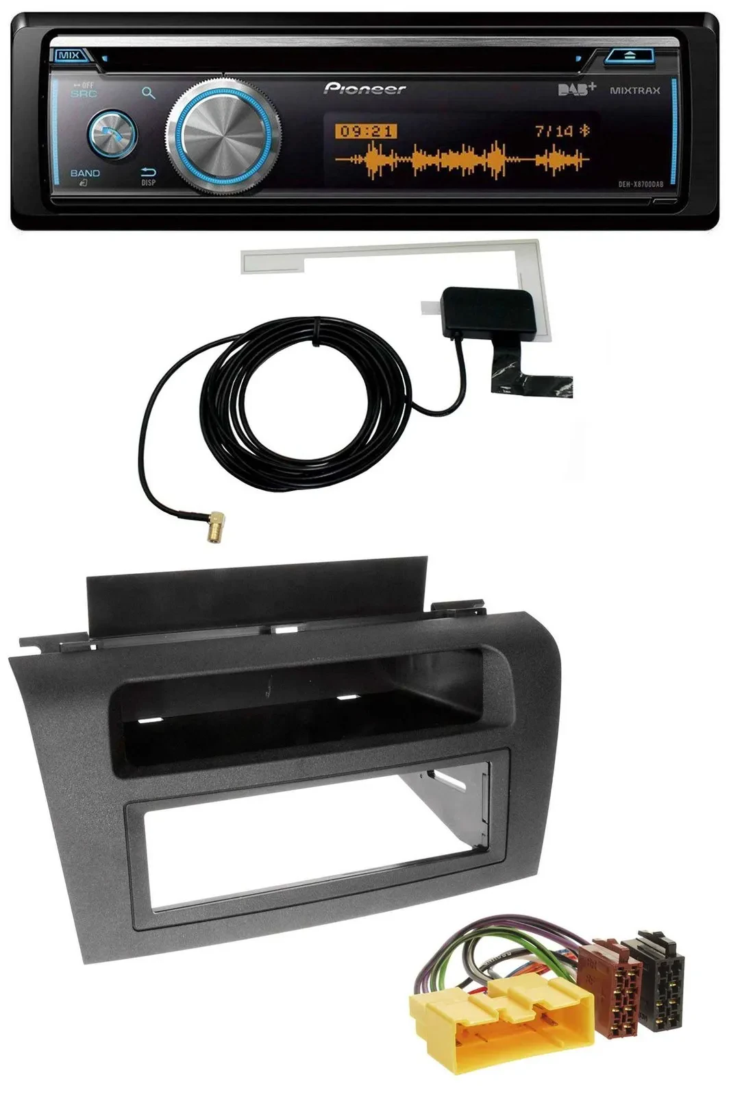 Автомагнитола для Mazda 3 (2004–2008) Pioneer Bluetooth, DAB, MP3, USB, CD