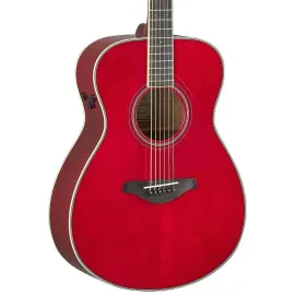 Yamaha FS TA Transacoustic Acoustic Electric Guitar Ruby Red