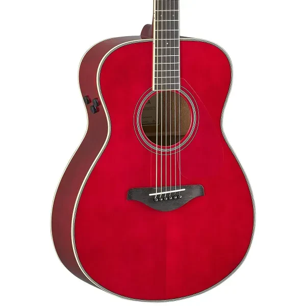 Yamaha FS TA Transacoustic Acoustic Electric Guitar Ruby Red