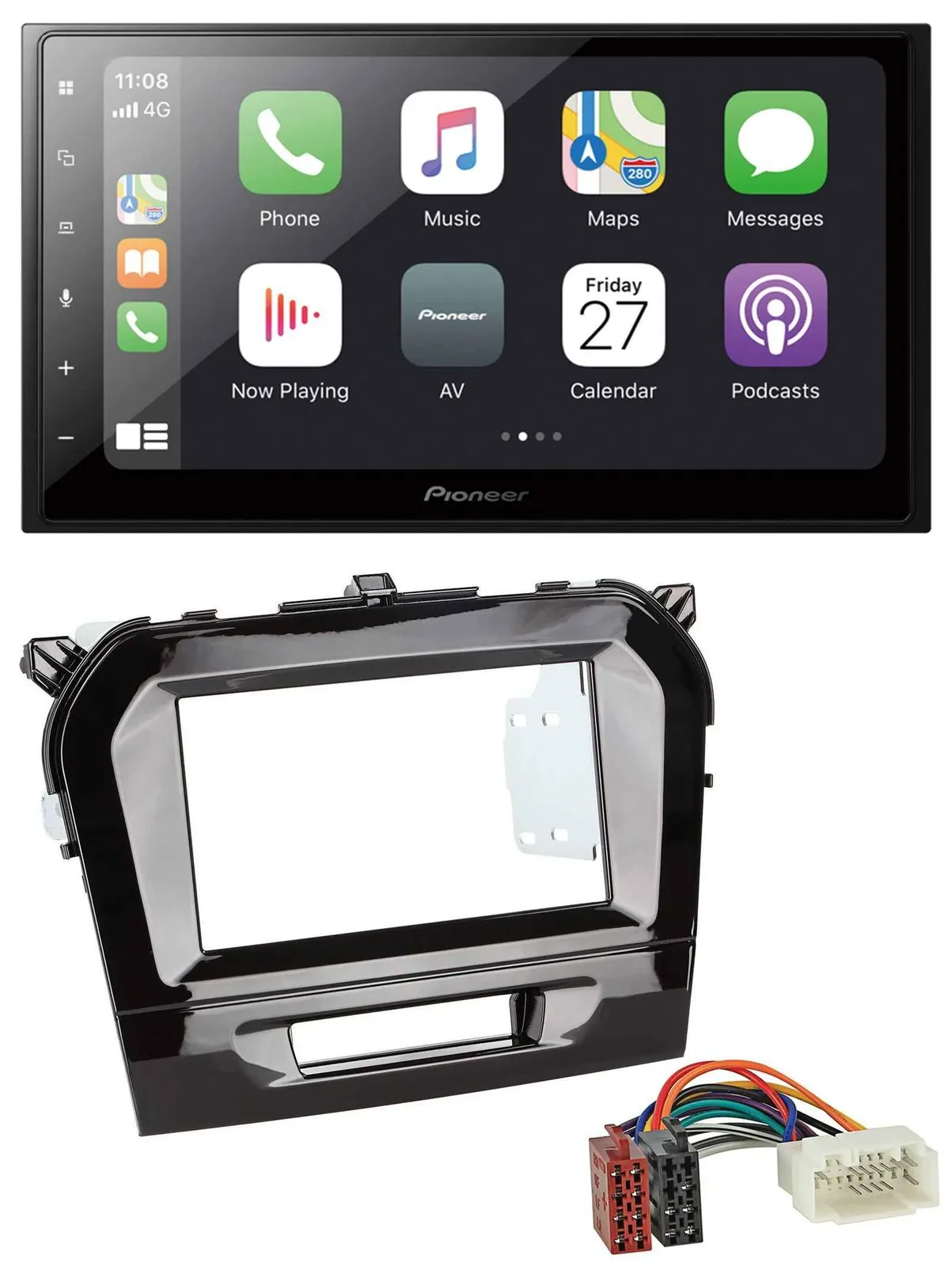 Автомагнитола Pioneer для Suzuki Vitara (с 2015) 2DIN Bluetooth DAB USB MP3