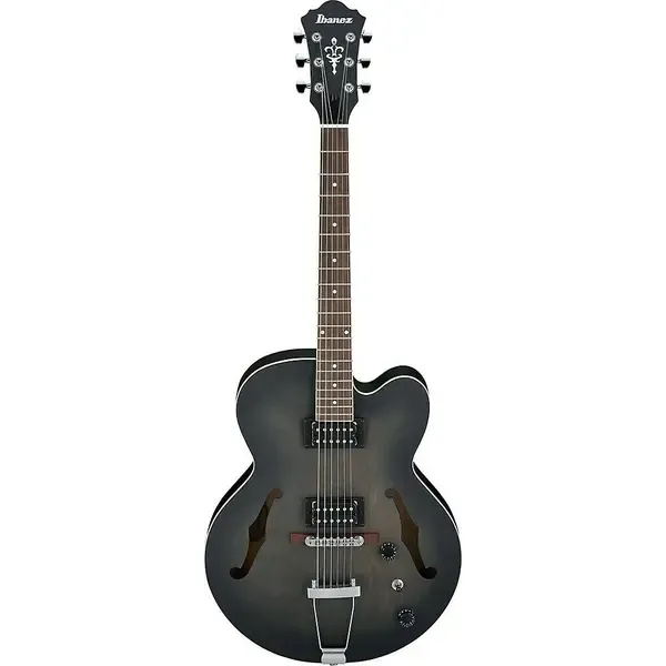 Электрогитара полуакустическая Ibanez Artcore AF55 Hollowbody Flat Transparent Black