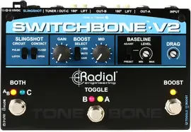 Педаль эффектов для электрогитары Radial Engineering Switchbone V2 ABY/C Amp Selector and Booster