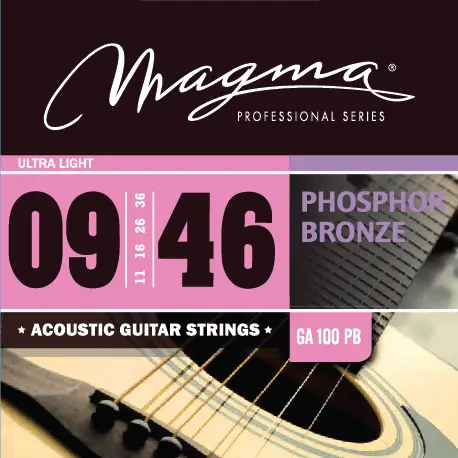 Струны для акустической гитары Magma Strings GA100PB