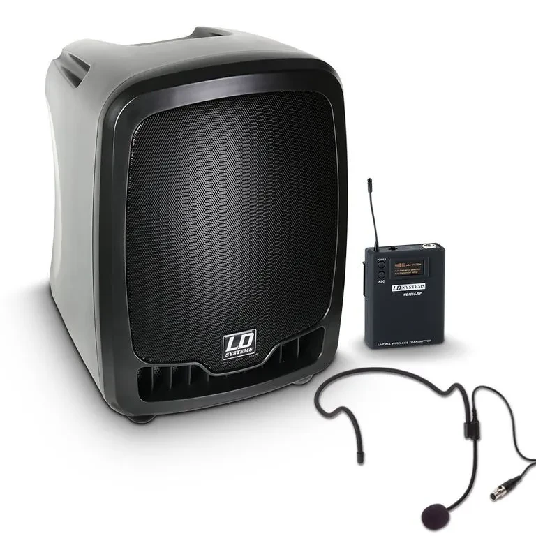 Портативная акустическая система LD Systems Roadboy 65 HS B5 с головным микрофоном